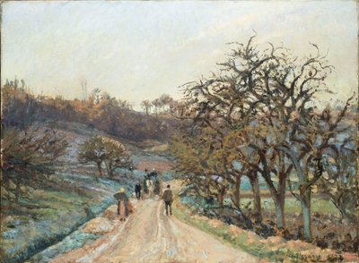 Frukthage nær Osny, Pontoise, 1874 av Camille Jacob Pissarro