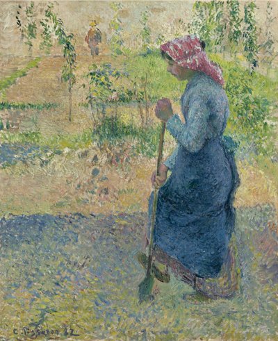 Bondepikearbeid, 1882 av Camille Jacob Pissarro
