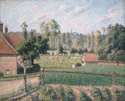 Prærien i Eragny, 1889 av Camille Jacob Pissarro