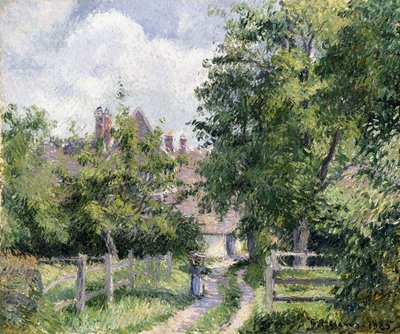 Saint-Martin, nær Gisors, 1885 av Camille Jacob Pissarro
