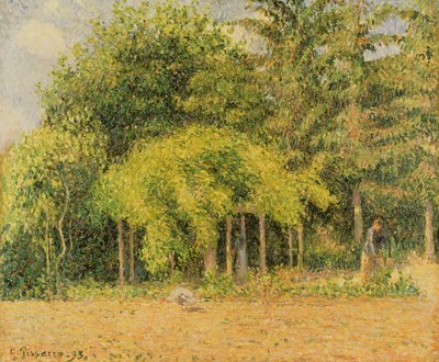 Arbor i Eragny, 1893 av Camille Jacob Pissarro
