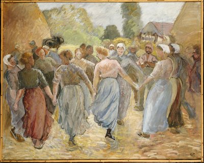 The Circle, ca. 1884 av Camille Jacob Pissarro