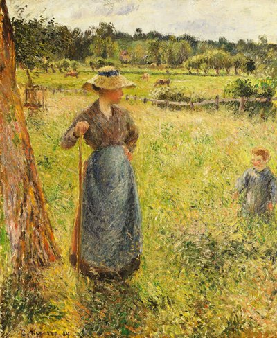 Hømakeren, 1884 av Camille Jacob Pissarro