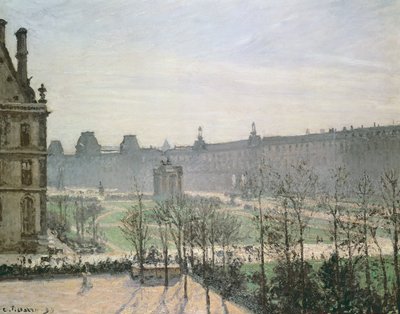Tuileriene, 1899 av Camille Jacob Pissarro