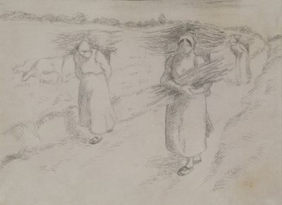 Kvistsamlerne, ca. 1896 av Camille Jacob Pissarro