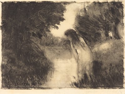 En Bader av Camille Pissarro