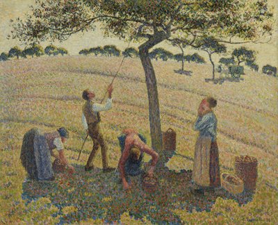 Eplehøst av Camille Jacob Pissarro