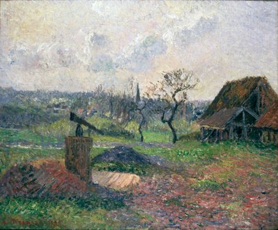 Mursteinovn i Eragny, 1885 av Camille Pissarro