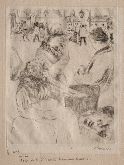Kastanjeleverandør av Camille Pissarro