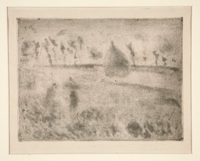 Regneffekt av Camille Pissarro