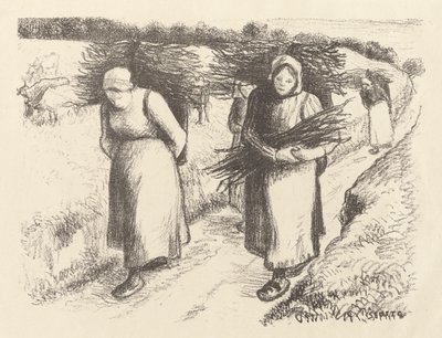 Vedbærere av Camille Pissarro