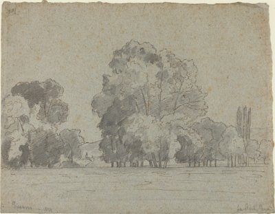Grove of Trees, 1859. av Camille Pissarro