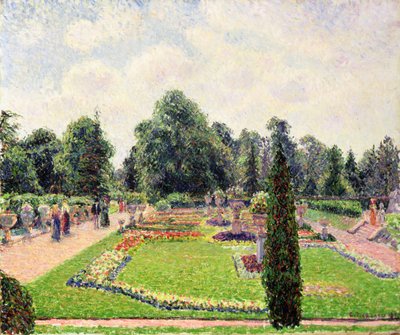 Kew Gardens - Path to the Great Glasshouse av Camille Jacob Pissarro