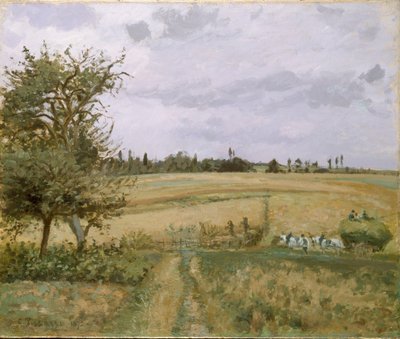 Landskap ved Pontoise, 1872 av Camille Pissarro