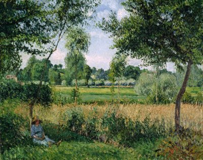 Morgensolnseffekt, Eragny av Camille Pissarro