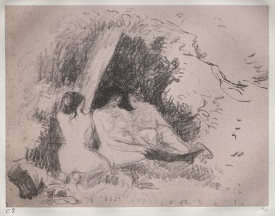 Nakne kvinner av Camille Pissarro