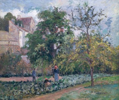 Frukthage ved Maubisson, Pontoise av Camille Jacob Pissarro