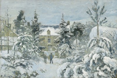 Piettes hus i Montfoucault, 1874 av Camille Jacob Pissarro