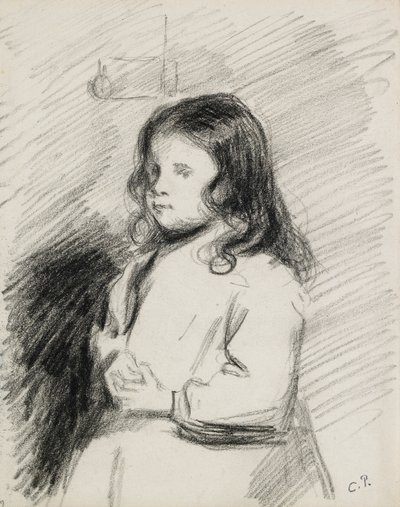 Portrett av Ludovic-Rodo Pissarro 1878-1952, c1883-1 av Camille Pissarro