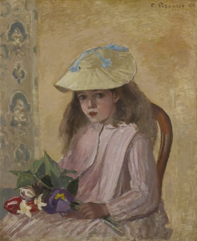 Portrett av kunstneren av Camille Pissarro