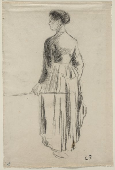 Kuherinnen, Eragny av Camille Pissarro