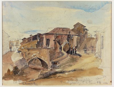 Broen til Dona Romualda Caracas, Venezuela 1854 … av Camille Pissarro