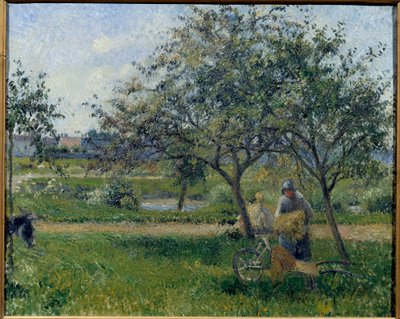 Trillebåren, frukthagen Maleri av Camille Pissarro (1830-1903) ca. 1881. Søn. 0,54x0,65 m Paris, Musee d