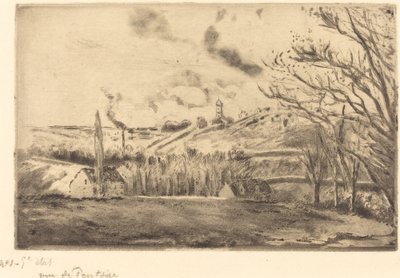 Utsikt over Pontoise Utsikt over Pontoise, 1885. av Camille Pissarro