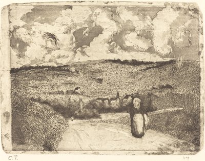 Kvinne på veien Kvinne på veien, 1879. av Camille Pissarro