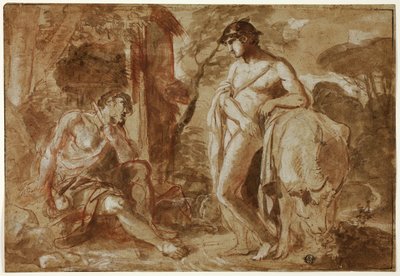 Mercury og Argus av Camillo Procaccini