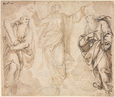 Transfiguration recto, ca. 1590. av Camillo Procaccini