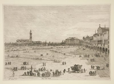 Pr? della Valle, fra serien Vedute (Views) av Canaletto (Giovanni Antonio Canal)