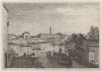 Ale Porte del Dolo av Canaletto
