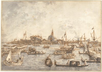 Kristi himmelfartsfestival i Venezia, 17651766. av Canaletto