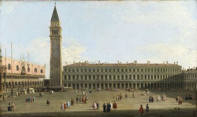 Canaletto - Markusplassen, Venezia, ca. 1756 av Canaletto