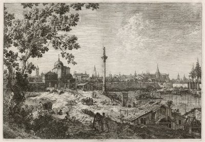 Fantasiutsikt over Padova av Canaletto