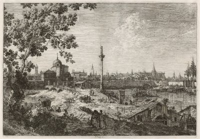 Imaginær utsikt over Padua, ca. 17351746. av Canaletto