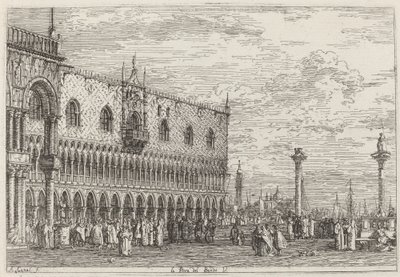 Bandbrygga. V, c. 17351746. av Canaletto