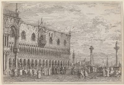 Bandbrygga. V, c. 17351746. av Canaletto