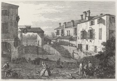 Dørene til Dolo, ca. 17351746. av Canaletto