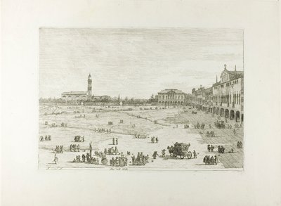 Prà della Valle, fra Views av Canaletto