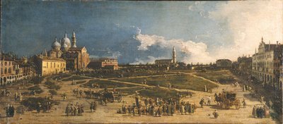 Prà della Valle i Padua, 1740-tallet av Giovanni Antonio Canal