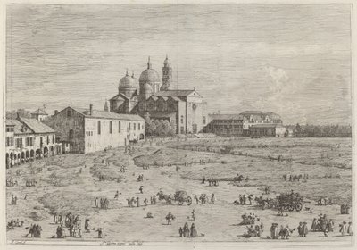 S. Giustina in pra della Vale av Canaletto