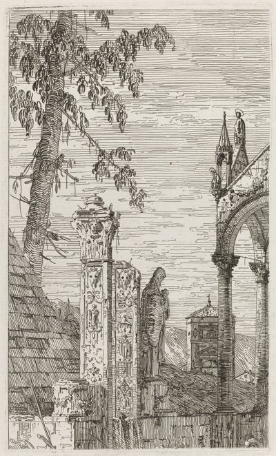 Biskopens grav [sentrum], ca. 17351746. av Canaletto