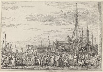 Markedet på Molo, ca. 17351746. av Canaletto