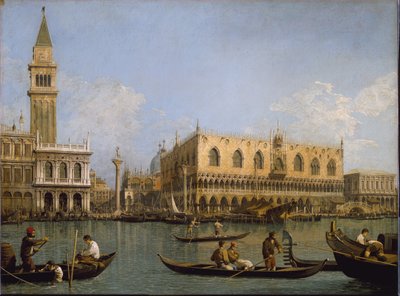 Mole, utsikt fra bassenget i Saint Mark til Venezia Maleri av Antonio Canal kjent som Canaletto av Canaletto