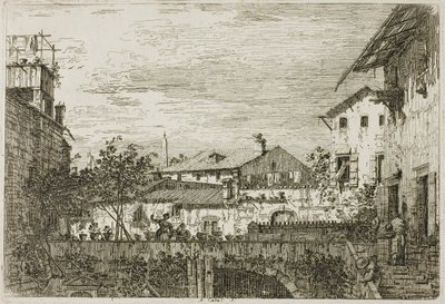 The Terrace, fra Vedute av Canaletto