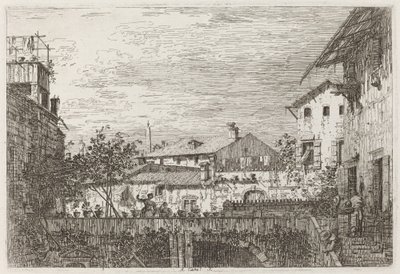 The Terrace [nederst til høyre], ca. 17351746. av Canaletto