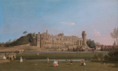 Warwick Castle av Canaletto