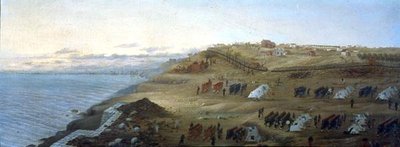 Argentinsk leir i Uruguaiana, Rio Grande, Brasil av Candido Lopez